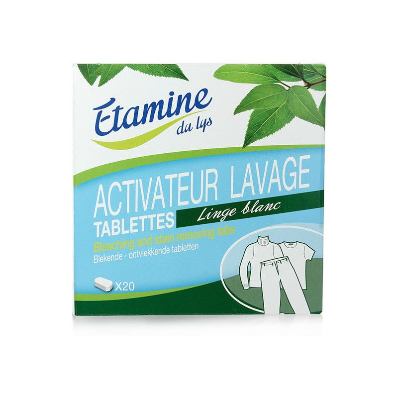 Tablette activateur linge blanc