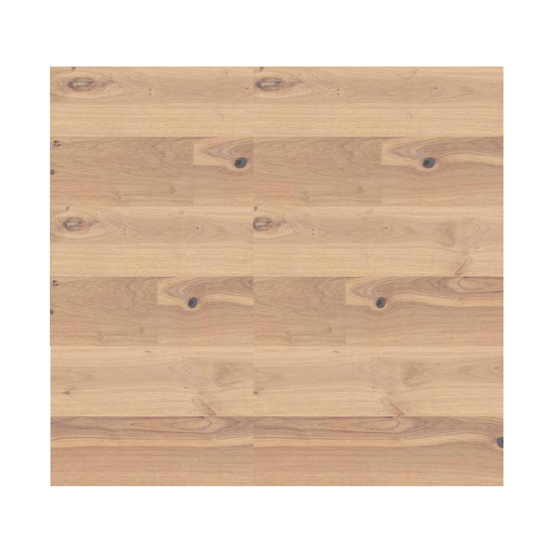 Plancher XXL Chêne Rustique, Poncé, Huilé blanc