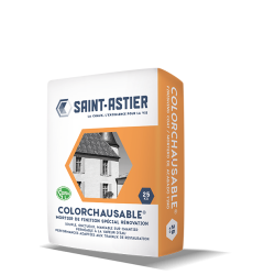 Mortier de finition special rénovation colorchausable Saint astier