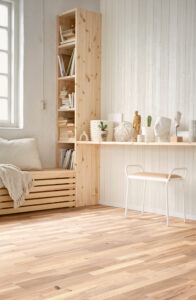 Berg&Berg 3, Frêne sauvage, Huilé blanc, Lames 3 frises (Prix/paquets de 2.84 m2)