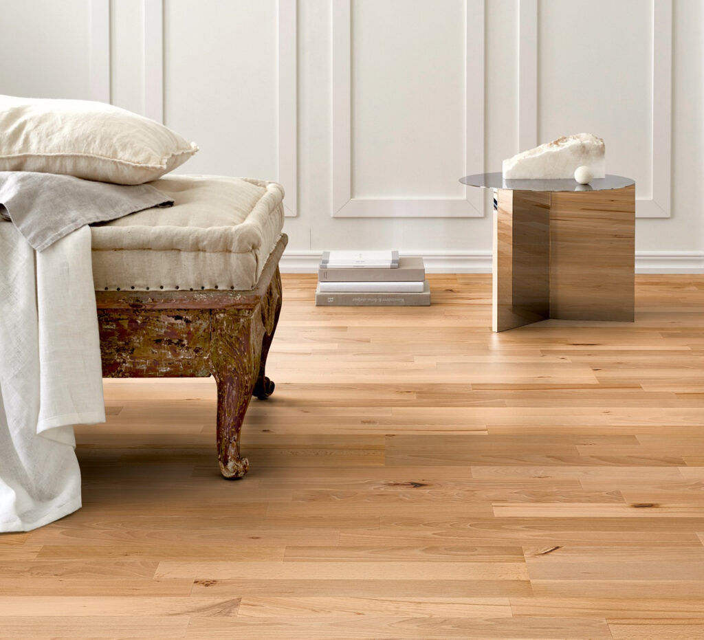 Plancher Berg&Berg, Hêtre Sauvage, huilé naturel, Lames 3 frises, (Prix/paquets de 2.84 m2)
