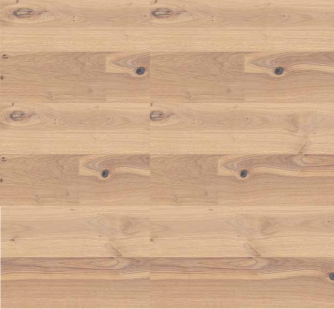 Plancher Berg&Berg, Chêne Rustique, Huilé blanc, Lames XXL (Prix/paquets de 2.84 m²)