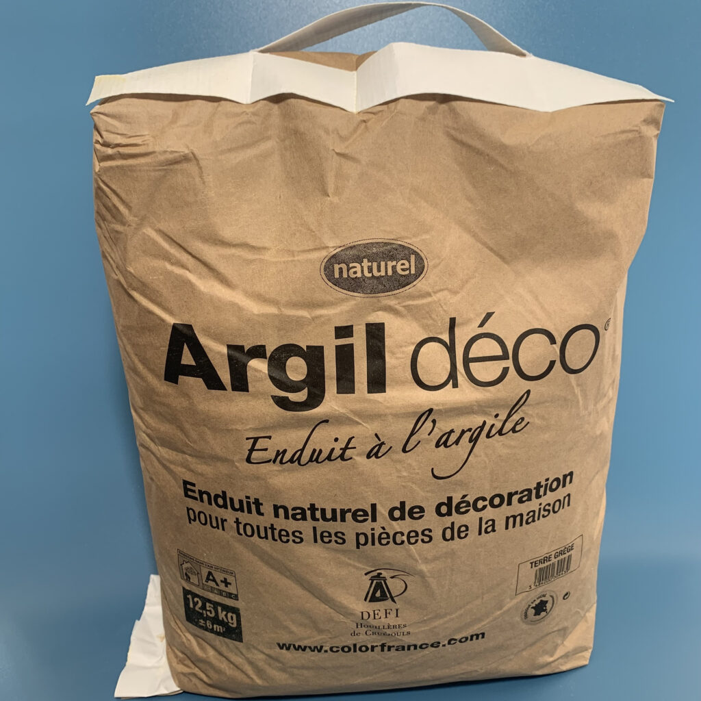 Enduit Argil-Déco finition - Sac 12,5Kg - Terre grège