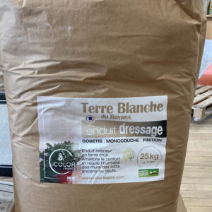 Enduit terre de Royan monocouche