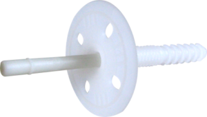 Clou isolation Ø50 simple expansion tige nylon Cheville à frapper pour la fixation d&rsquo;isolants
