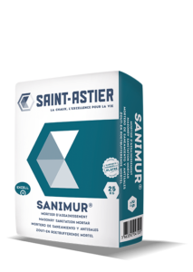 Sanimur Saint-Astier – mortier d&rsquo;assainissement (sac de 25 kg)