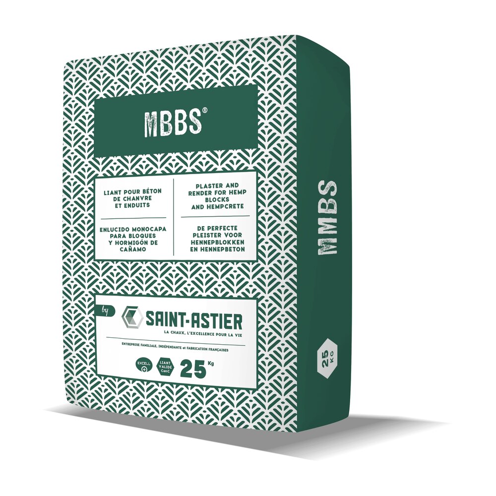 MBBS Saint-Astier – mortier-colle pour blocs biosourcés (sac de 25 kg)