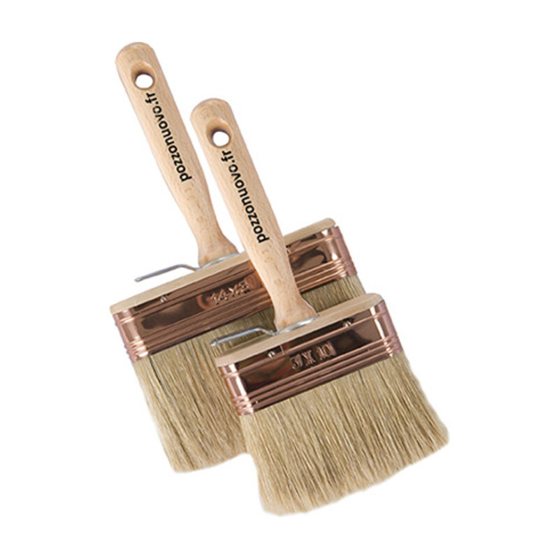 Brosse à badigeon soie pure 140 mm Pozzo Nuovo