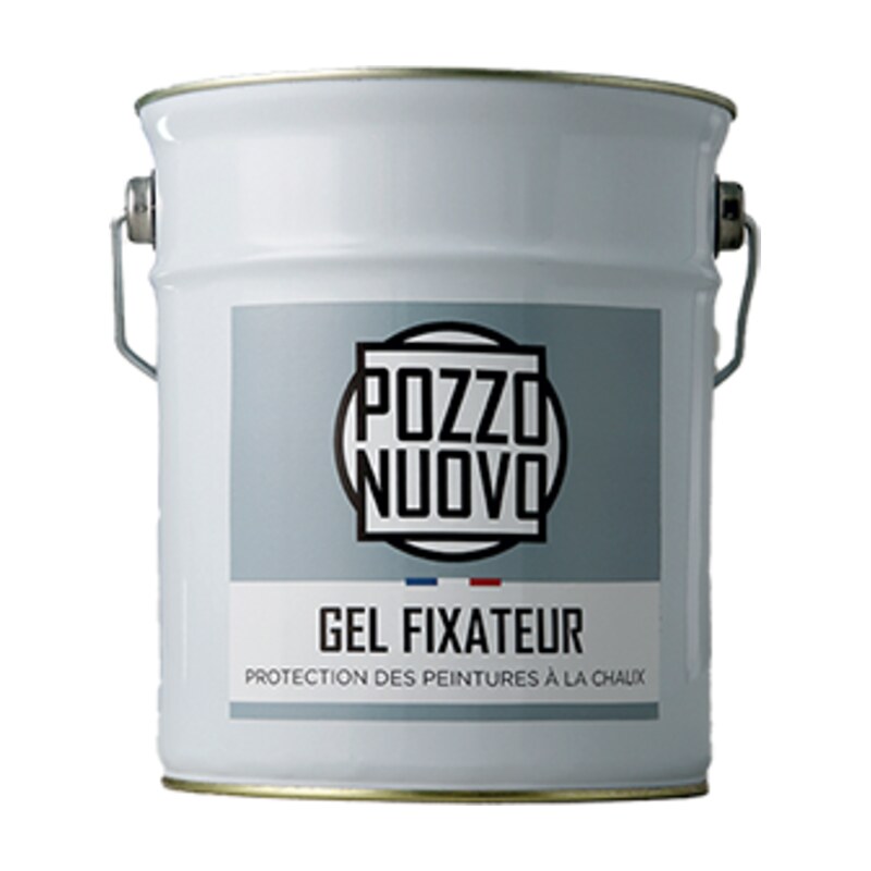 Gel fixateur Pozzo Nuovo – protection des badigeons et enduits à la chaux