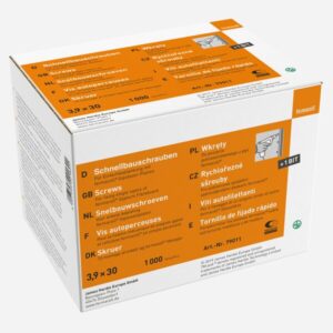 Vis Fermacell 3,9 × 30 mm autoperceuses – boîte de 250 ou 1000